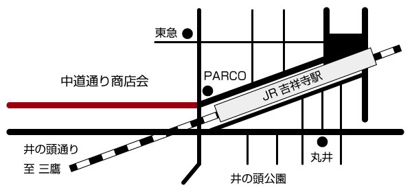 中道通りマップ